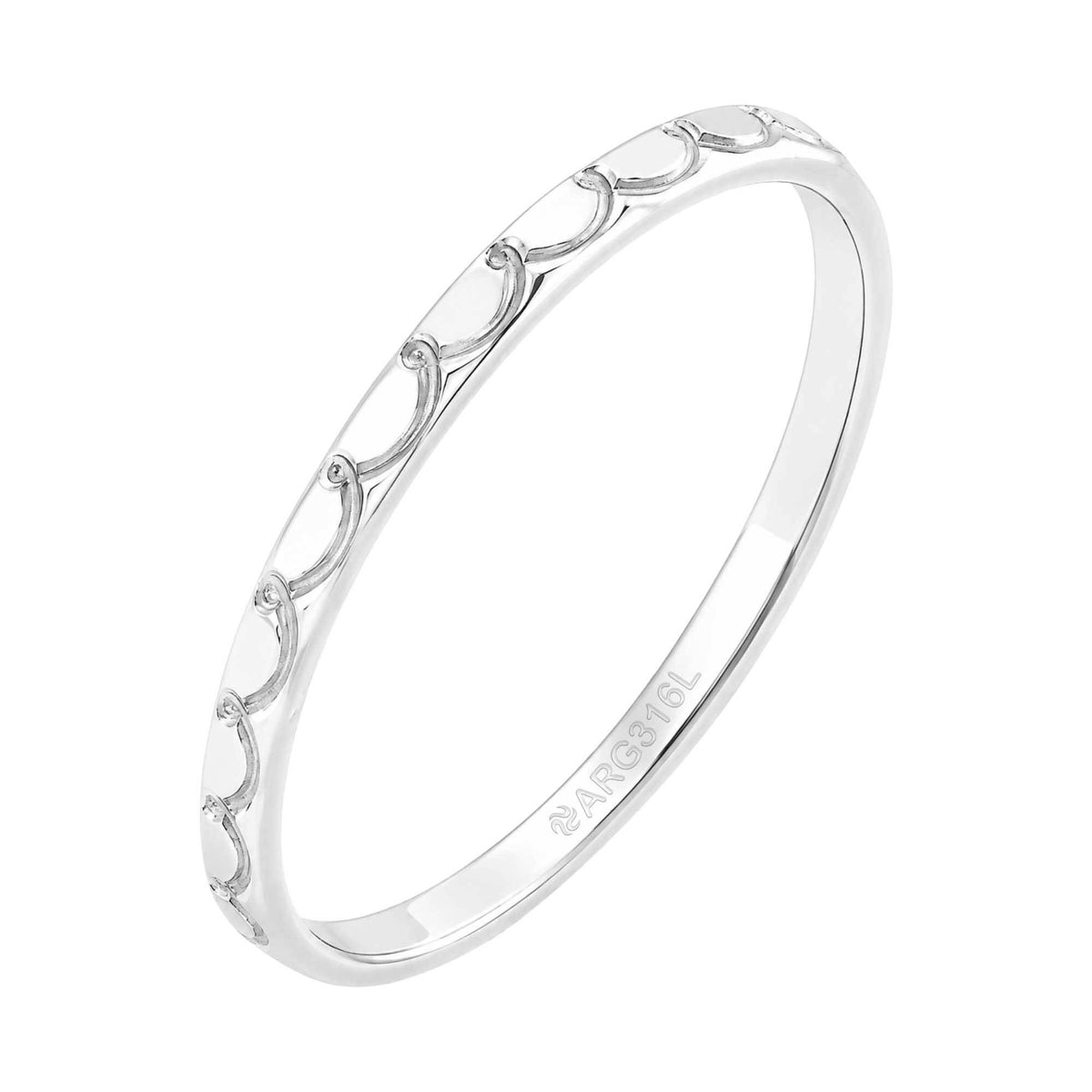 Aliança de Prata Argentum Spiral Slim 1.90mm - foto 3