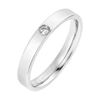 Aliança de Prata Argentum Alysia com Zircônia 3mm - foto 3