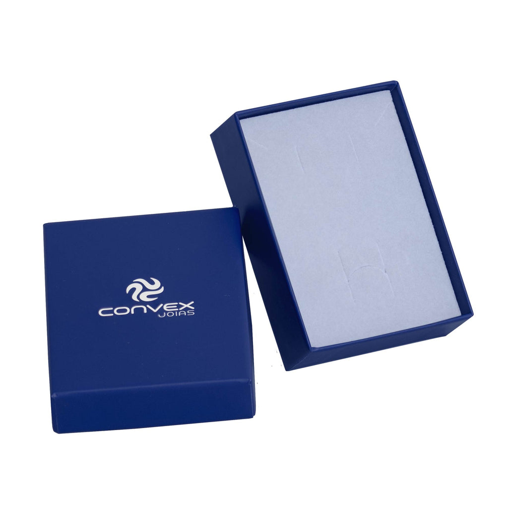 Caixa Porta Joias Conjunto Convex Azul 8x11 - foto 4