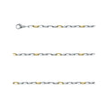 Corrente de Aço Cartier 4x1 Aço com IPG 50cm