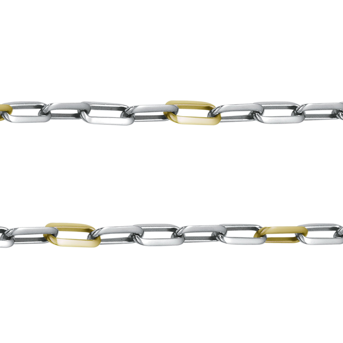 Corrente de Aço Cartier 4x1 Aço com IPG 50cm - foto 2