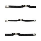 Pulseira de Aço Algema Caucciù Simbolo Grego e Chapa Lisa 21cm - foto 3
