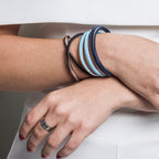 Pulseira de Aço Duo Black e Rose Fecho com Zircônia IPR - foto 4