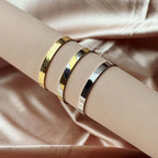 Bracelete de Aço Coleção Atena Flora IPG 8mm Ajustável - foto 3