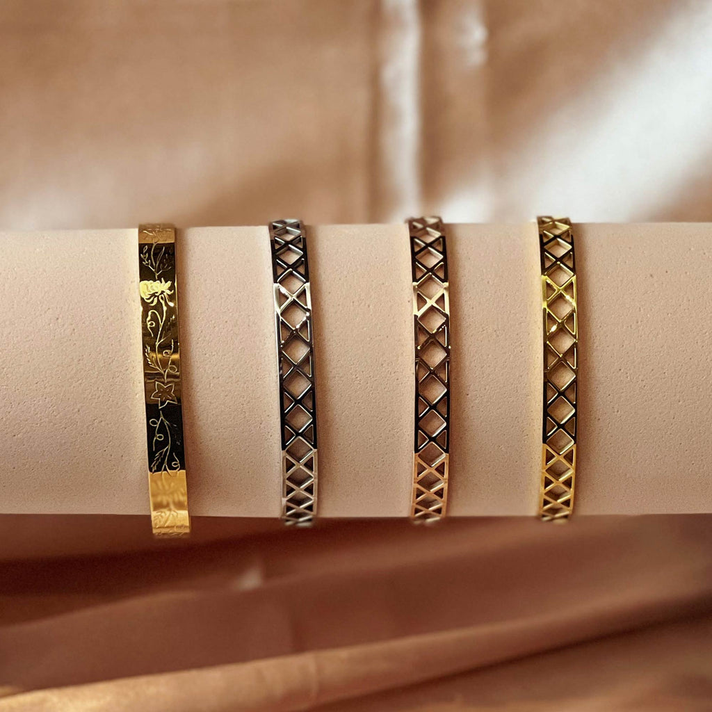 Bracelete de Aço Coleção Atena Grécia IPG 8mm - foto 3