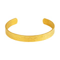 Bracelete de Aço Coleção Atena Flora IPG 8mm Ajustável