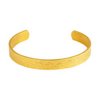 Bracelete de Aço Coleção Atena Flora IPG 8mm Ajustável