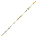 Pulseira de Aço Riviera Cristal Zircônia Baguete 16cm IPG - foto 2