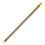 Pulseira de Aço Riviera Rubi Zircônia Baguete 16cm IPG - foto 2