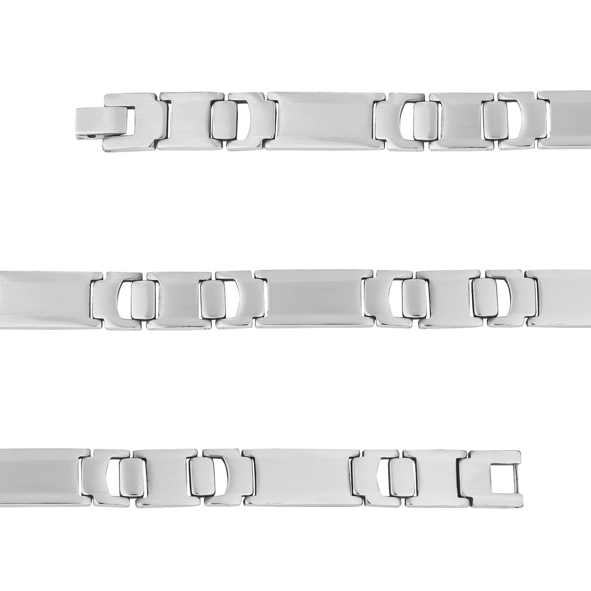 Pulseira de Aço Twist 12mm 21cm