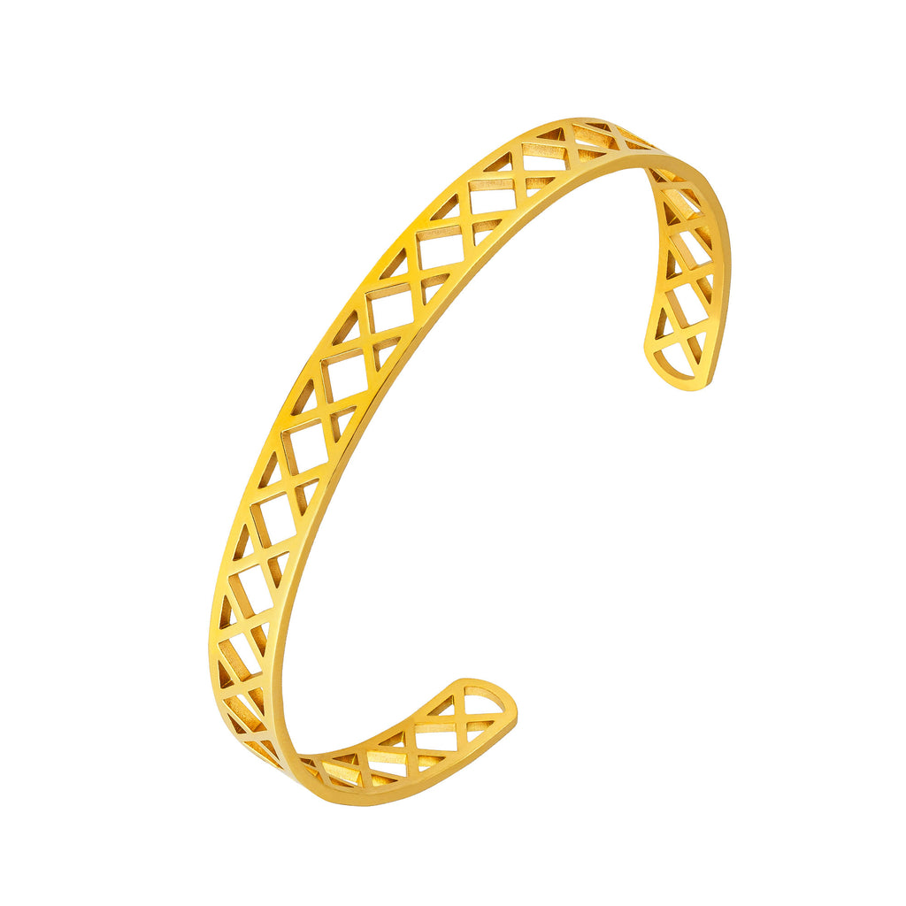 Bracelete de Aço Coleção Atena Grécia IPG 8mm