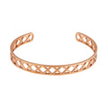 Bracelete de Aço Coleção Grécia Rosé 8mm