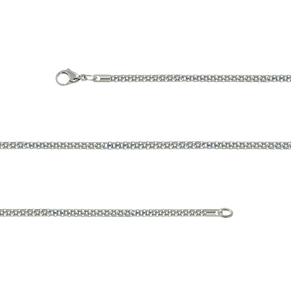 Pulseira de Aço Corea Fina 16cm Extensor 5cm