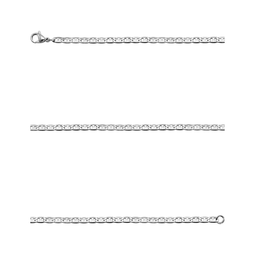 Pulseira de Aço Piastrini 1,75mm 21cm