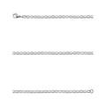 Pulseira de Aço Piastrini 1,75mm 21cm