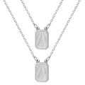 Escapulário de Aço Mini Nossa Senhora Aparecida 9x7mm 60cm