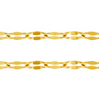 Corrente de Aço Carambola IPG 2mm 37cm com Extensor 5cm - foto 2