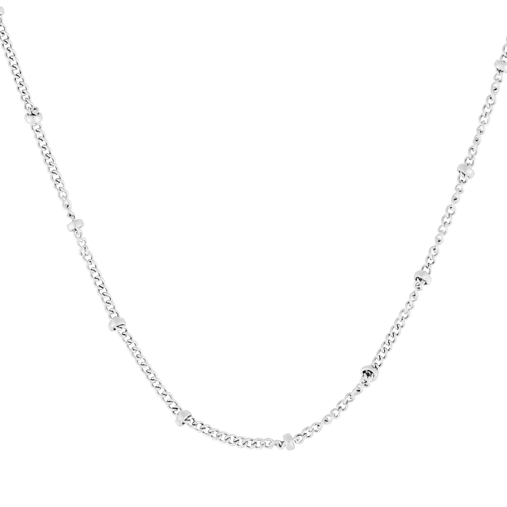Colar de Aço Ayla Groumet Bolinhas 1.4mm 45cm