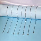 Colar de Aço Rabo de Rato Bolinha 1.10mm 45cm - foto 2
