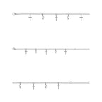 Pulseira de Aço Cruz e Ictus 14x7.5mm 11x4.5mm Groumet