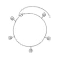 Pulseira de Aço Glam Malha Groumet São Miguel Arcanjo 0.9x0.7mm 21cm