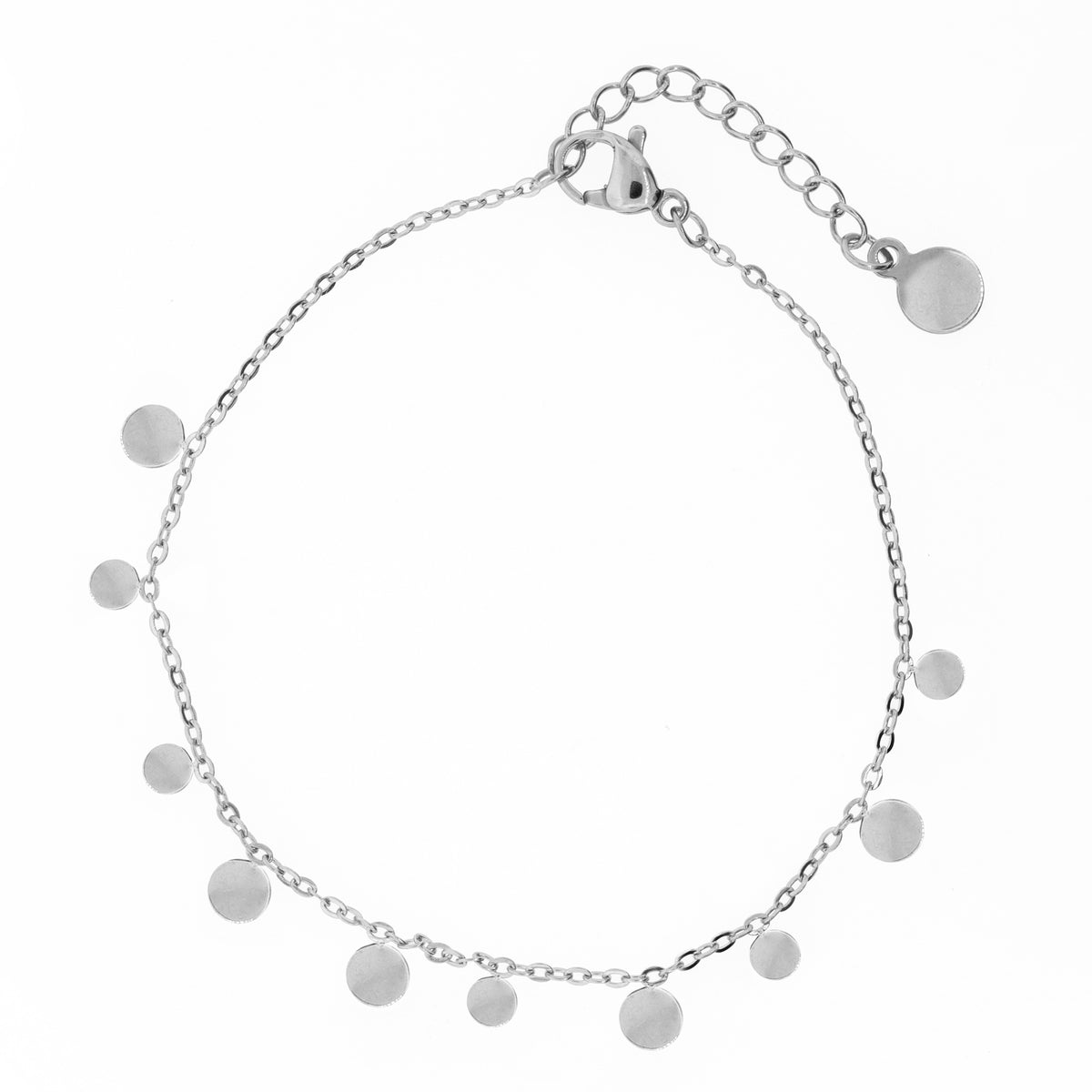 Pulseira de Aço Sintonia 17cm com extensor de 5cm - foto 3