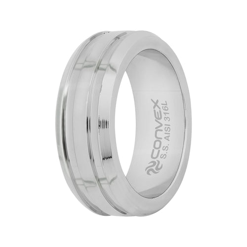 Aliança de Aço Eros 8mm