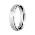 Aliança de Aço Mid 6mm com Zircônia
