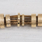 Aliança de Aço Aton Gold IPG Dourada 3.45mm - foto 2