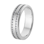 Aliança de Aço Creta com Zircônia 6mm