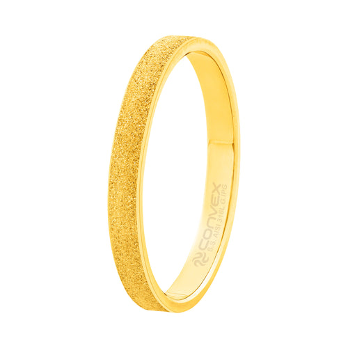 Aliança de Aço Bright Gold IPG GTR 2.95mm
