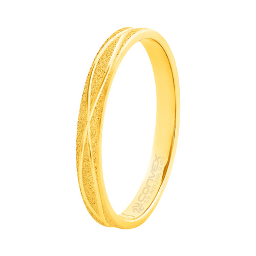 Aliança de Aço Glow Gold IPG GTR 2.95mm