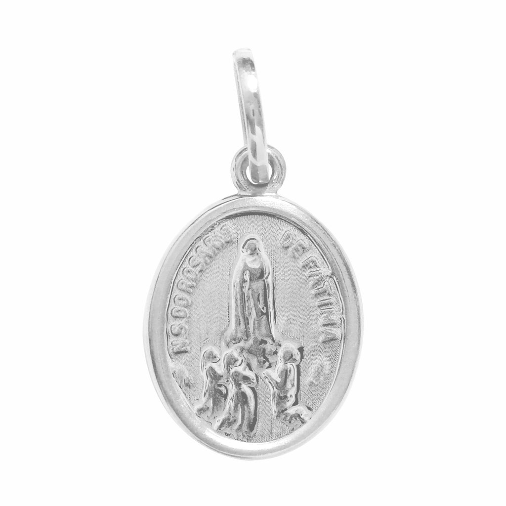 Colar de Aço Nossa Senhora do Rosário de Fátima 45cm - foto 2
