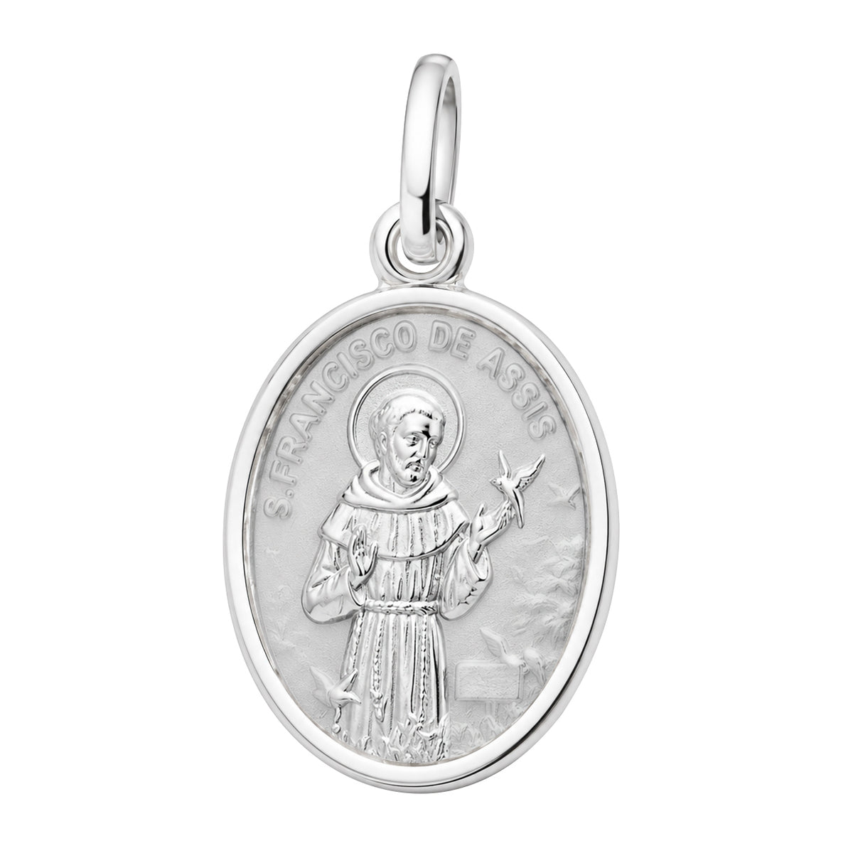 Colar de Aço São Francisco de Assis 45cm