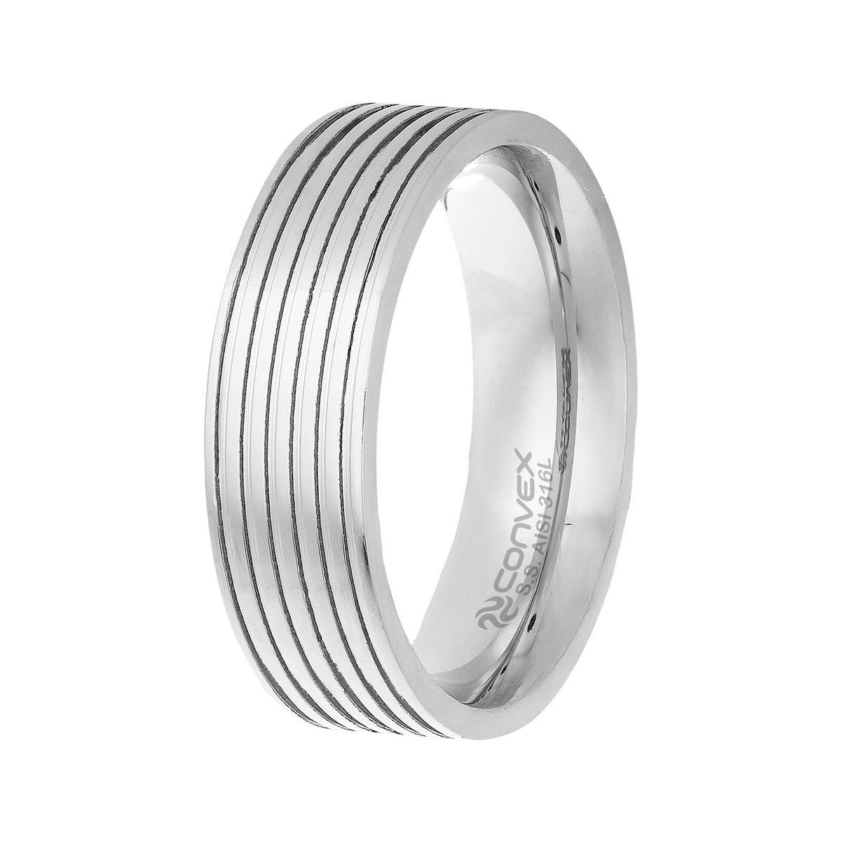 Aliança de Aço Enamorato 6.5mm