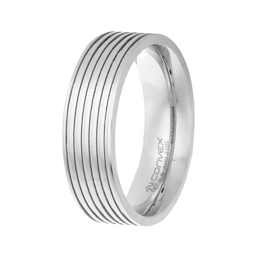 Aliança de Aço Enamorato 6.5mm