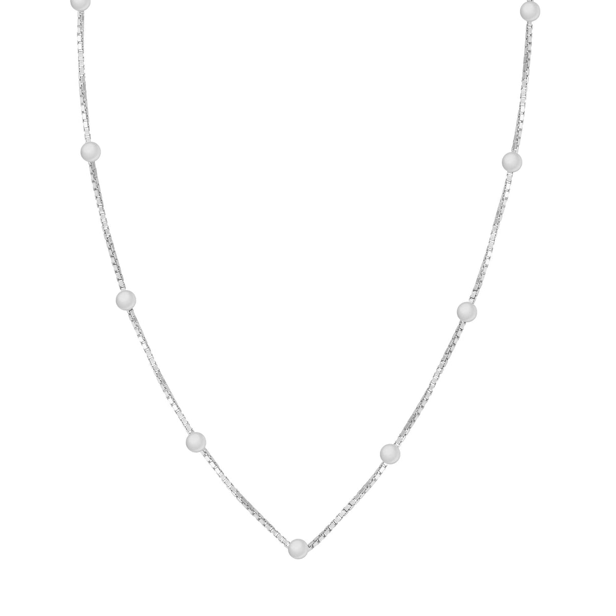 Colar de Prata Bolinhas 3.0mm 45cm - foto 3