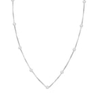 Colar de Prata Bolinha 3.0mm 33cm Extensor 40cm - foto 3