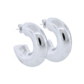 Brinco de Aço Argola Charme 31X10mm