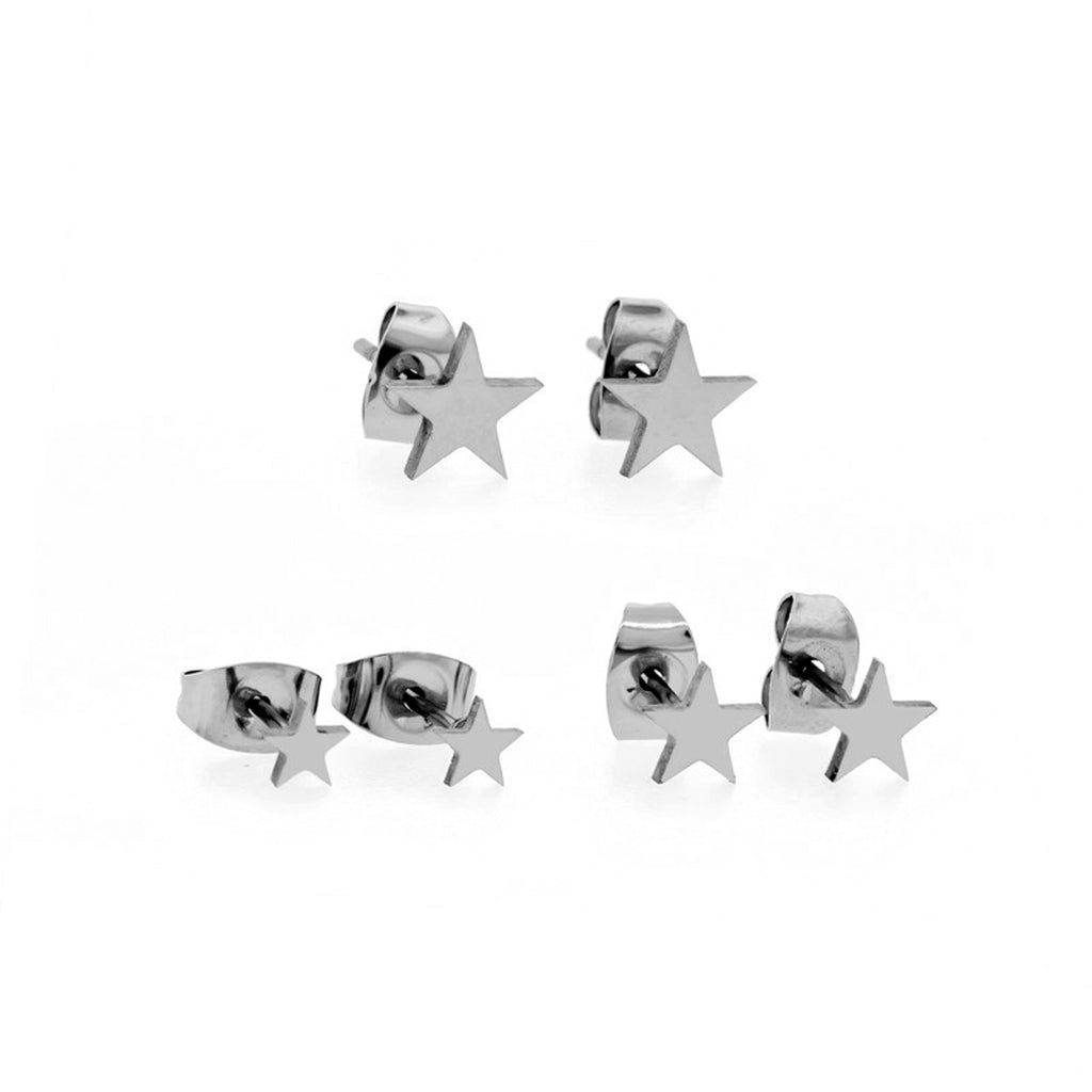 Brinco de Aço Trio Estrelas - foto 3