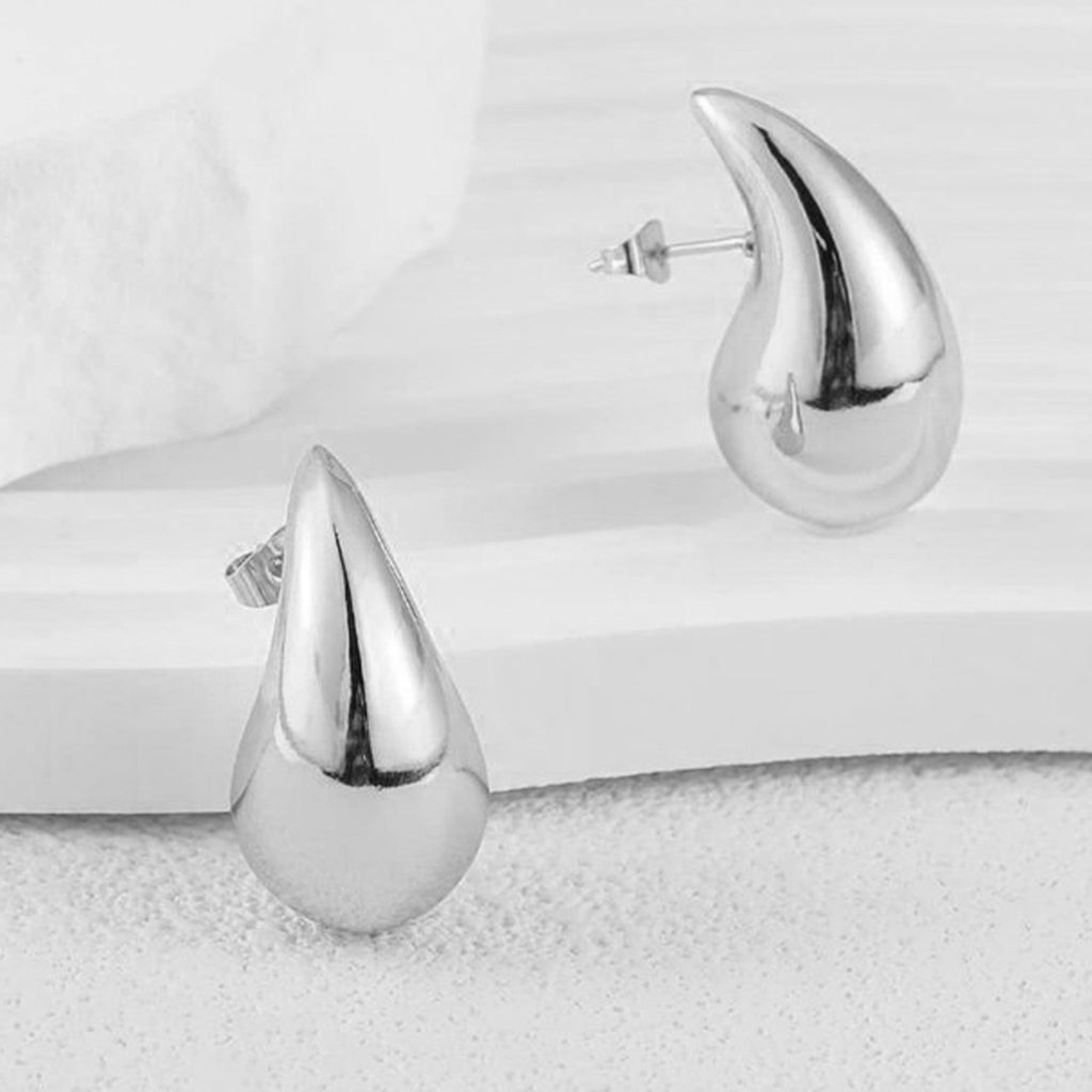 Brinco de Aço Gota Fascínio 14x14mm - foto 3