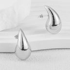 Brinco de Aço Gota Fascínio 14x14mm - foto 3