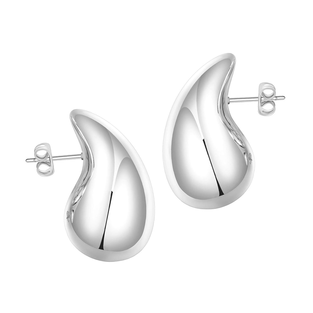 Brinco de Aço Gota Fascínio 14x14mm