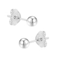 Brinco de Aço Bolinha 5mm