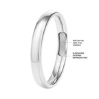 Aliança de Prata Argentum Argos Abaulada 3mm - foto 2