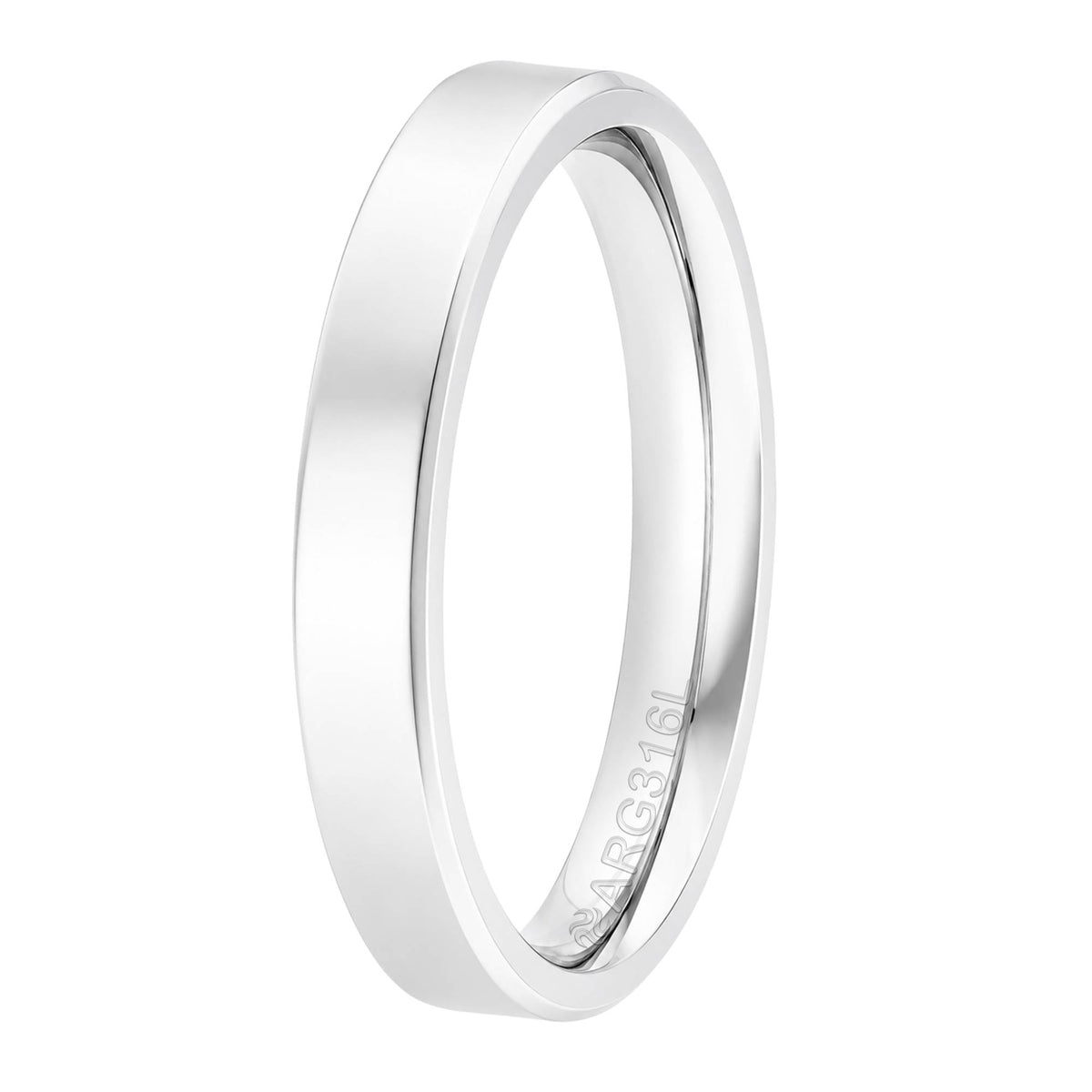 Aliança de Prata Argentum Amarus 3mm