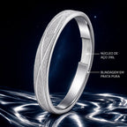 Aliança de Prata Argentum Glow Slim 2.95mm - foto 2