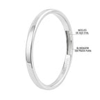 Aliança de Prata Argentum Plane Slim 1.90mm - foto 2