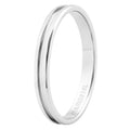 Aliança de Prata Argentum Line Slim 2.95mm