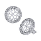 Brinco de Prata Mandala com Zircônias Brancas - foto 3